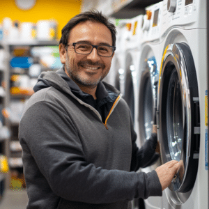 Cuanto pesa una lavadora 2 more interactive smiling person in a domestic appliances shop a a6a0b04f 2b88 49ef bd27 3275c93df9c6